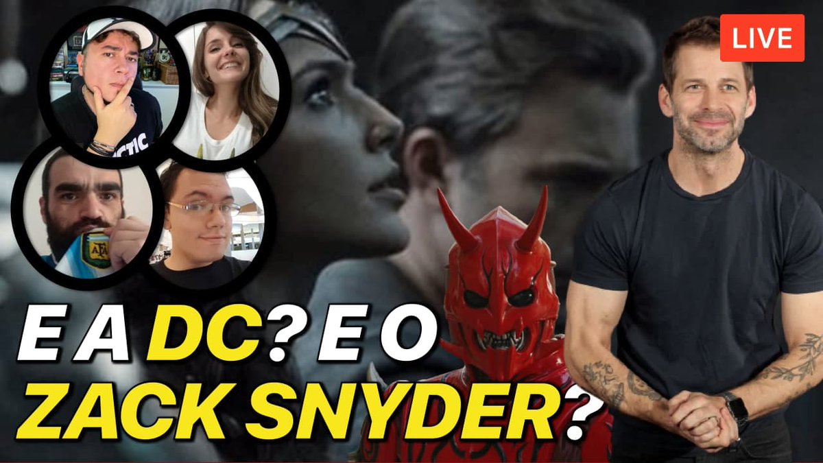 rapadura's tweet photo. Hoje é dia de #RapaduraLive!!! Time completo com @jurandirfilho @ThiagoSiQueiraF @rmontanare e @Katiucha para discutir sobre a temática: por que Zack Snyder e DC viraram sinônimo de algo ruim?
Logo mais às 18h! VEM PRA LIVE ⬇️
https://t.co/7gogN3KMfP https://t.co/CBLIBRpMhB