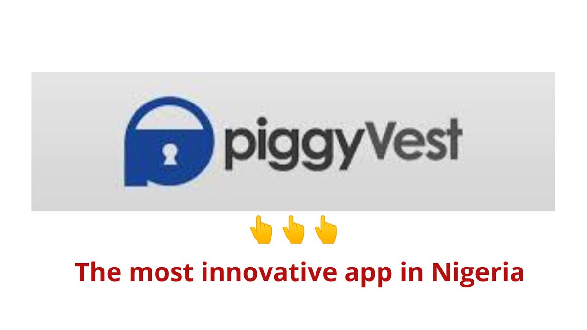 Emmy4lov_1's tweet photo. Absolutely the most innovative app in 2021. 

#PiggyVest https://t.co/cIRe06Bvzd