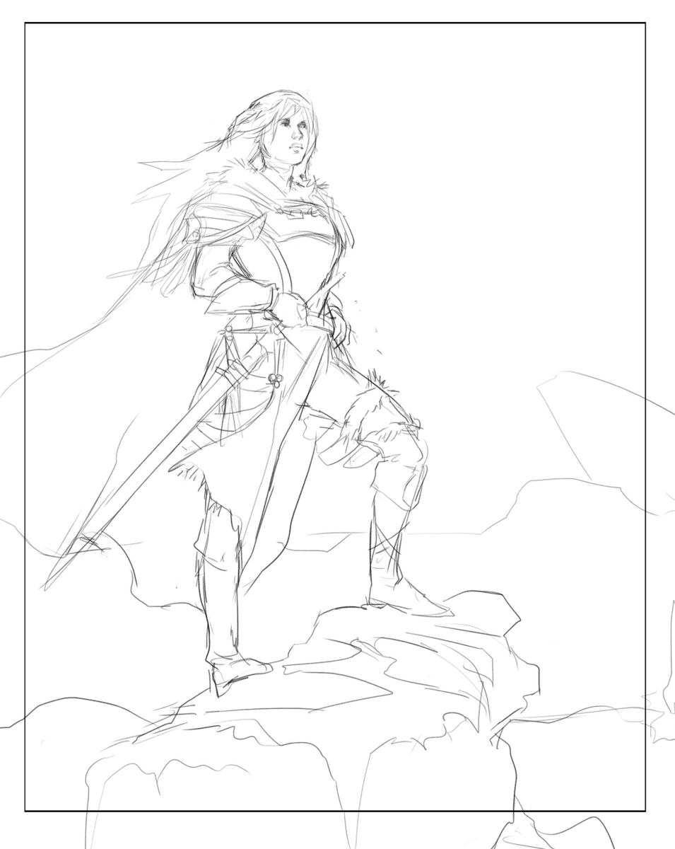The sketch✏️           The painting ?

This one was started in 2012 and finished in 2020. Certainly my longest time between starting and finishing a piece ? 
