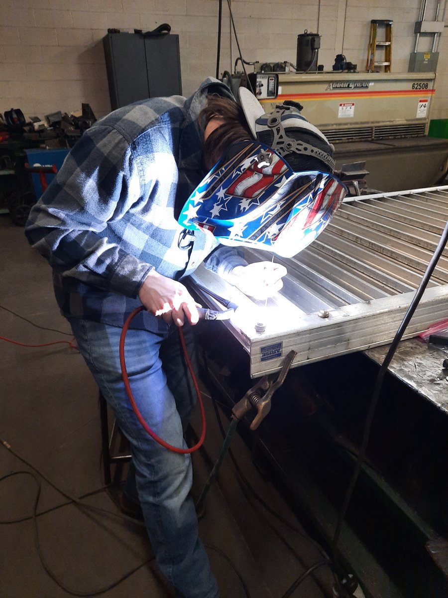 CiTi_BOCES's tweet photo. Welding Technology students in action...these students are repairing ramps for the Arise Ramp Program! #CTEMonth #BuildYourFutureWithCTE https://t.co/rdTxNmaI3I
