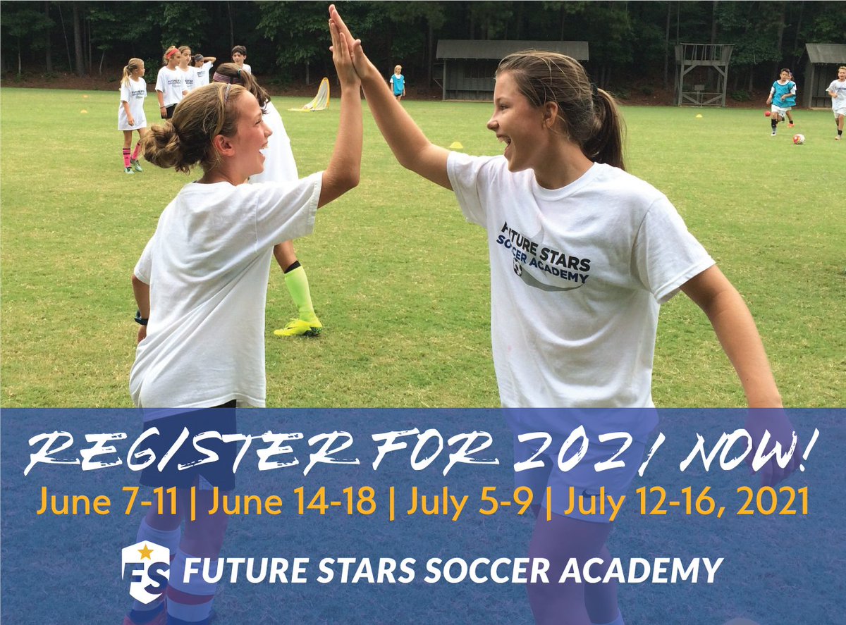 Registration is now open for Future Stars summer camps at Oglethorpe University! (<a href="/ATLsoccercamps/">Future Stars Soccer Academy</a>) You can register at bit.ly/fssa-2021. Learn and have fun in a competitive and safe environment. More info at fssoccercamps.com #summercamp #soccercamp #atlsoccer