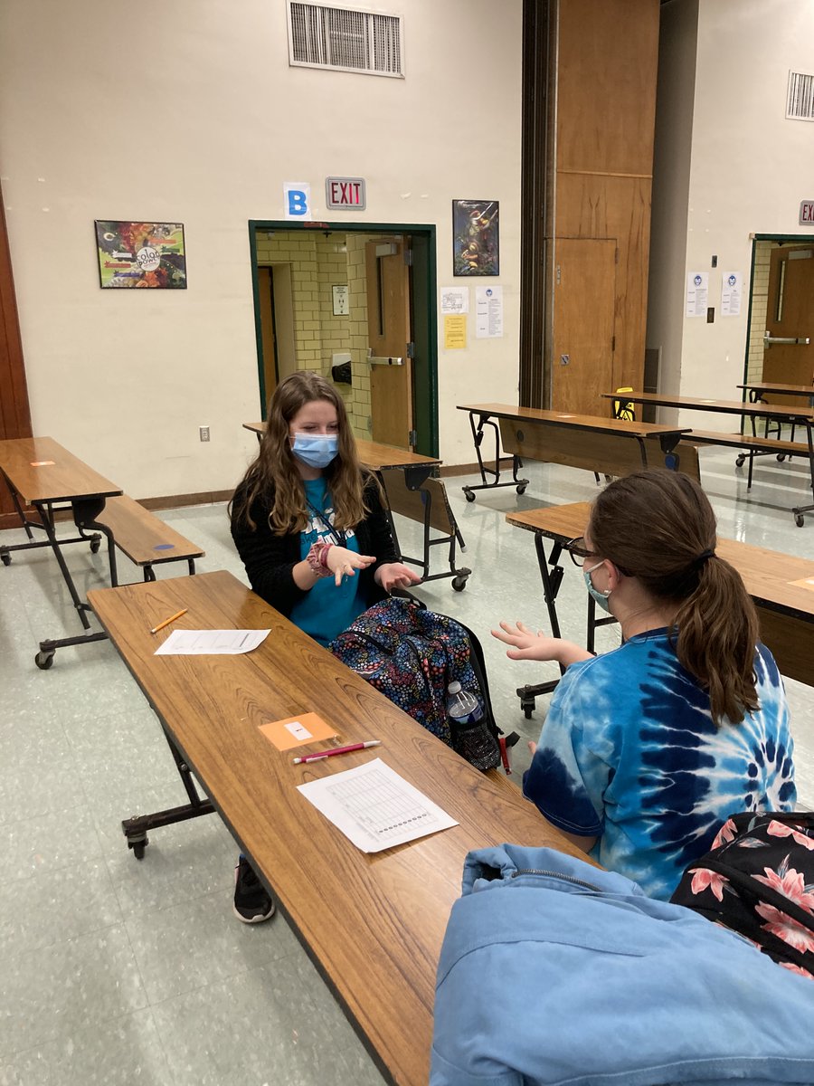 ECMSRaiders's tweet photo. As part of SV3 (School-Wide Positive Behavior Support System), some of our @ECMSRaiders students were recognized for being respectful, responsible, &amp; ready. Their reward? A good old fashioned game of Rock, Paper, Scissors with the principals. https://t.co/rdedD0OeJT