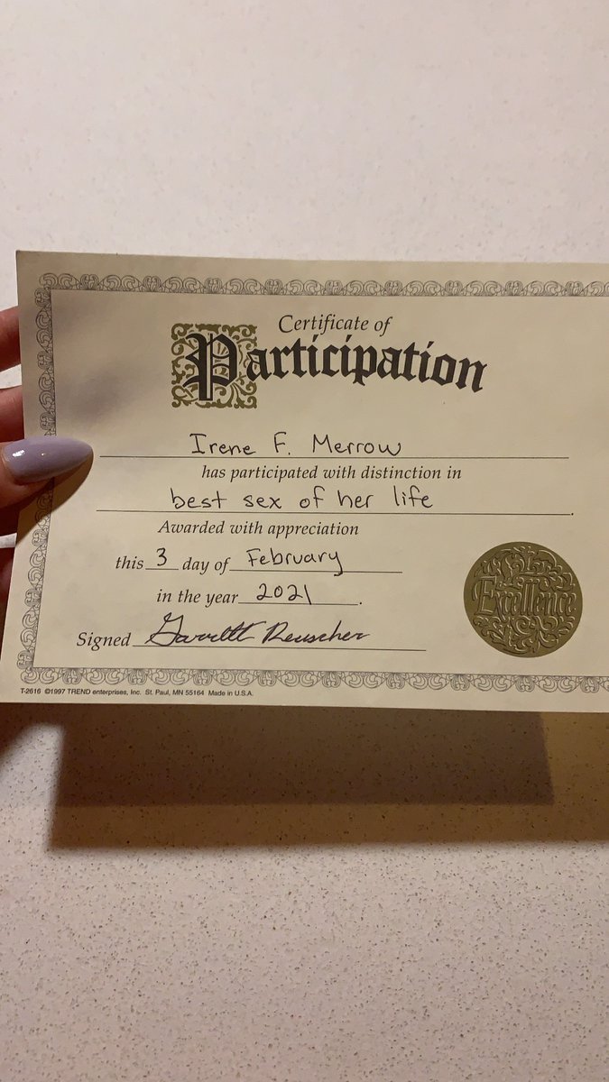 my boyfriend handed me this immediately after sex i am losing my mind