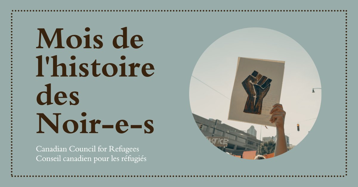 Pour le Mois de l'histoire des Noir-e-s, nous voulons souligner l'importance de la lutte contre le racisme dans notre domaine. Cette chronologie, centrée sur les réfugiés et la discrimination, rappelle le cheminement que nous avons fait - et devons faire >>ccrweb.ca/fr/100-ans-imm…