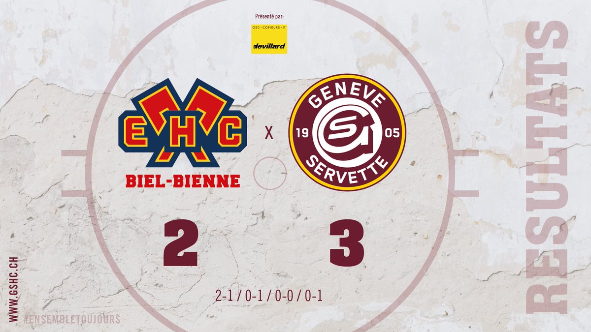 officialGSHC's tweet photo. 🔔 𝗥𝗘𝗦𝗨𝗟𝗧𝗔𝗧𝗦 #EHCBGSHC | 𝑃𝑟𝑒́𝑠𝑒𝑛𝑡𝑒́ 𝑝𝑎𝑟 #DEVILLARD 

Les Grenat s'imposent après tirs aux buts et rentrent à Genève avec 2 points en poche! 

🔜 Prochain rendez-vous ce dimanche pour la demi-finale de la Coupe suisse https://t.co/myNaPdyxNm