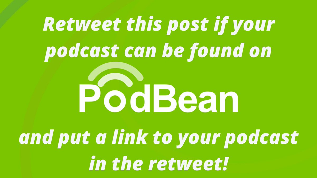 Podbean tweet media