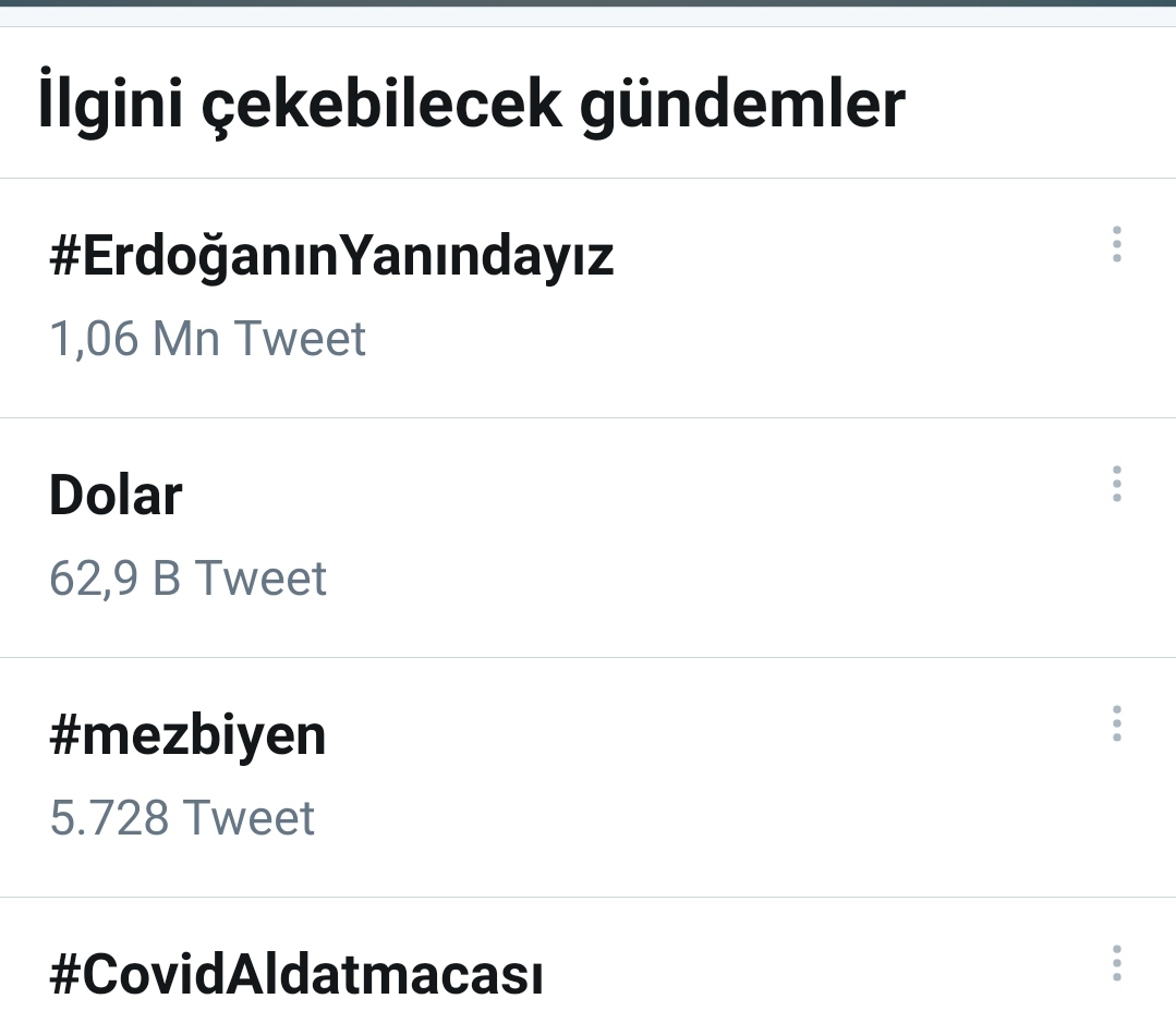 2 saatte 1 milyon twit.

Böyle bir sevgi böyle bir destek hiçbir lidere kısmet olmaz.

#ErdoğanınYanındayız