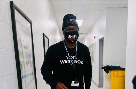 unitehere23's tweet photo. "WHEN WE FIGHT, WE WIN!
I'm one of the 5,000 Sky Chefs workers CALLED BACK TO WORK. Most of us are back because of the CARES Act. Having at least 6wks pay is a game changer.
I'm proud to have personally knocked 1000s of doors in NV to #takeback2020 &amp; in GA to #takebacktheSenate!" https://t.co/diyyHCN6Ga