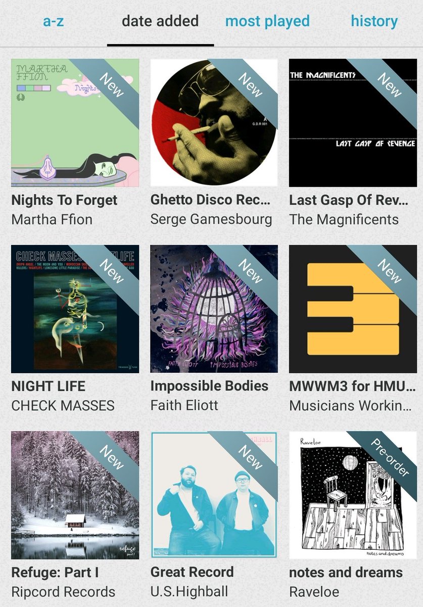 Happy to get @MusiciansWorkin 3 released and then buy some class music. 

@SergeGamesbourg @CheckMasses @FaithEliott @weareripcord @Raveloe2

So close to keeping within budget till I saw where money from the @MarthaFfion album goes. Great work.

#BandcampFriday
#supportmusicians
