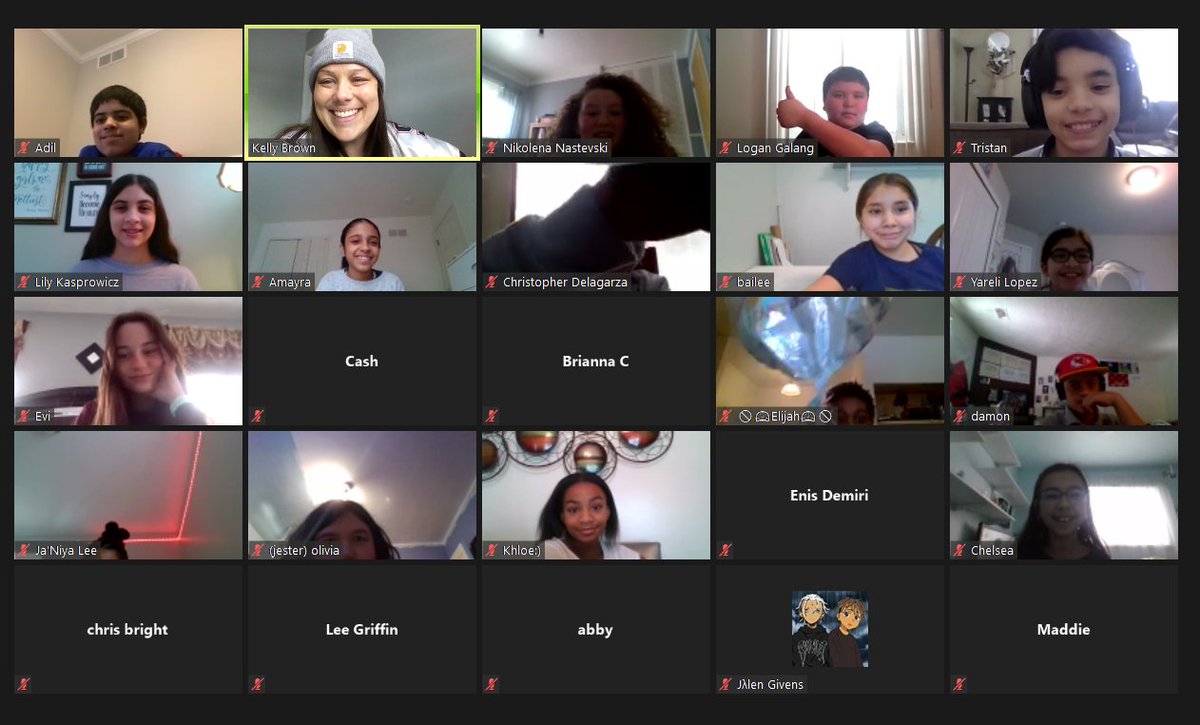 johnsonjayhawks's tweet photo. Math fun with Ms. Brown and her sixth grade Livonia Virtual class. @LivoniaDistrict #livoniapride https://t.co/wdt5XYPy4a