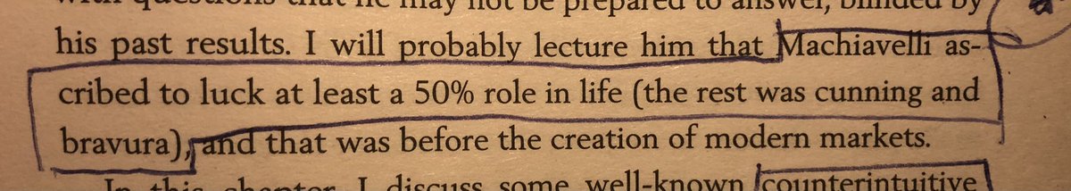 fquintana's tweet image. Hard work is useless, says @nntaleb #fooledbyrandomness