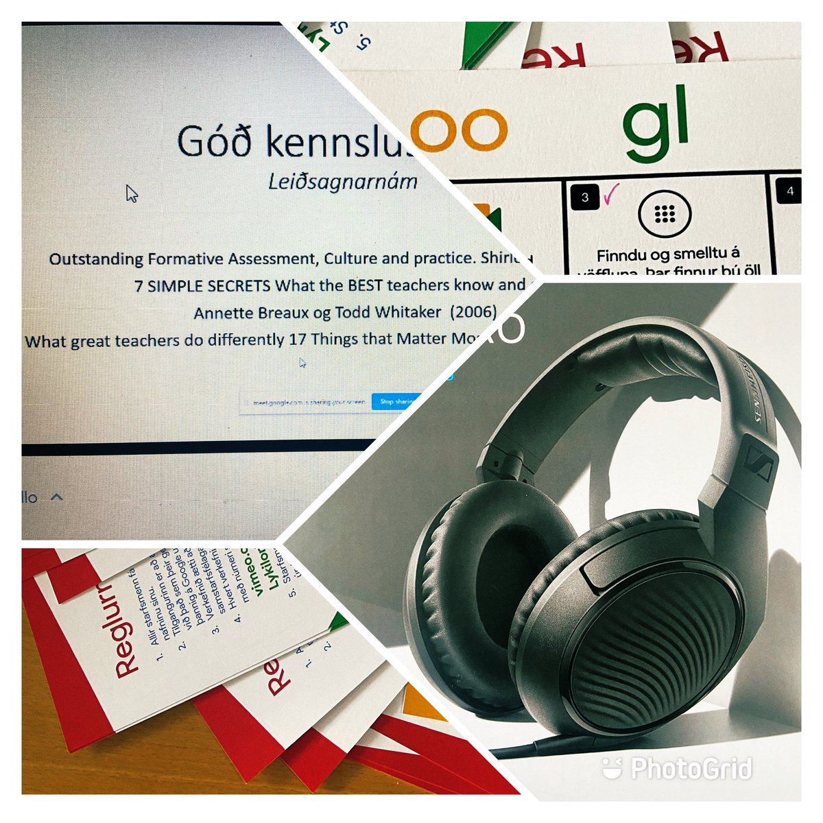 FSnorra's tweet photo. Vel heppnaður starfsdagur í dag. Google bingó frá @IngviHrannar i og áherslur úr leiðsagnarnámi. @AdalbjorgIngad1 #nordlingaskoli #millonollo #ullonollo #lillonollo #menntaspjall https://t.co/hsizDBGk2t