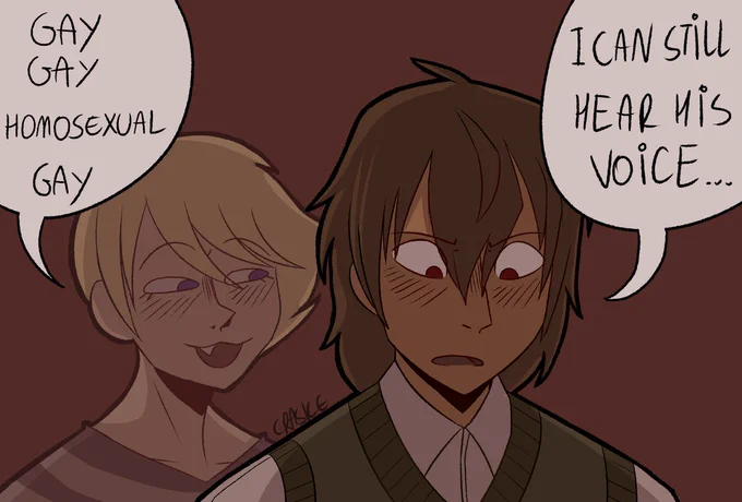 goro would stay in closet forever while being painfully obvious about it all tbh
#Persona5 #Persona4 