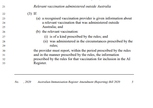 tvren's tweet photo. I have no problem in reporting any vaccination that I administer to the  #AIR. It is however sheer madness to force GPs to report any vaccine, given anywhere in the world, to the AIR or risk a fine of more than $6, 000 ! https://t.co/oZNA9YDpe0