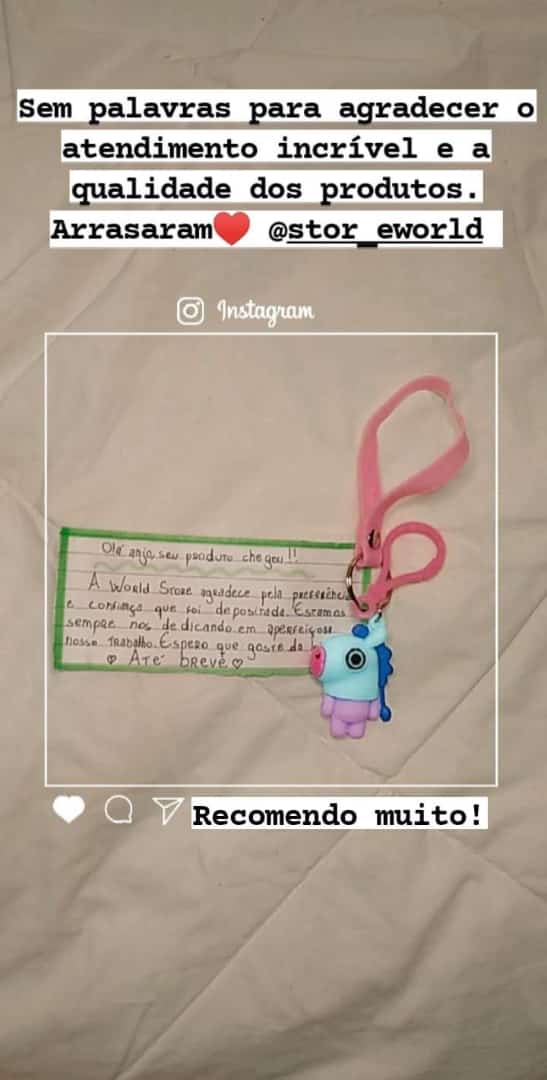 StoreWorld_'s tweet image. tivemos um feedback positivo via instagram da @Mwrcele 

Obrigada pela confiança e preferência 💚😊