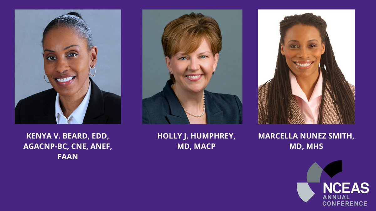 REGISTRATION EXTENDED! Join us for the NCEAS Annual Conference to hear from our 3 distinguished plenary speakers! <a href="/HollyJHumphrey/">Holly J. Humphrey, MD, MACP</a> <a href="/kenyabeard19/">Kenya Beard</a> <a href="/DrNunezSmith/">Dr. Marcella Nunez-Smith</a> Register by next Friday, February 12th! #NCEAS2021 #SDOH