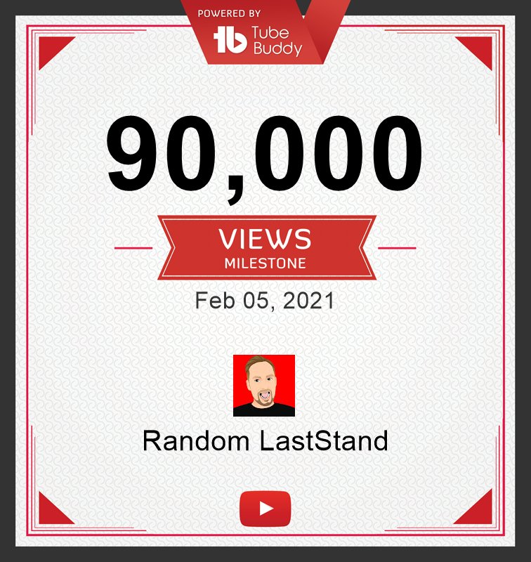 I know that I've been social media distancing lately, but guys and gals, seriously, you're awesome, THANK YOU! 🤘❤️