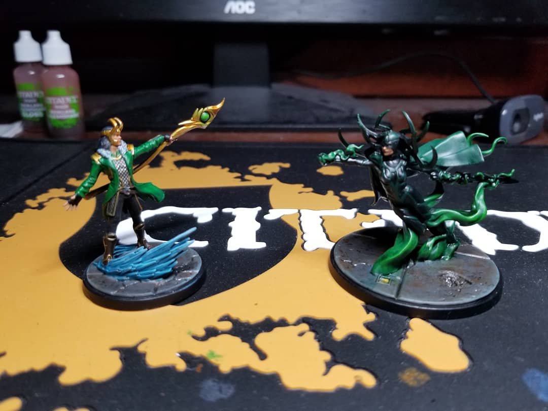 ToyWizStore's tweet photo. "Kneel"
"Beg your pardon?"
"Kneel. Before your queen."
#marvel #marvelcomics #thorragnarok #thor #loki #hela #marvelcrisisprotocol #marvelcrisisprotocolminiatures #paintedmodels #wargaming #wargames #tabletopgames #asmodee #atomicmassgames #toywiz #toywizstore https://t.co/ay4rCOfrL4