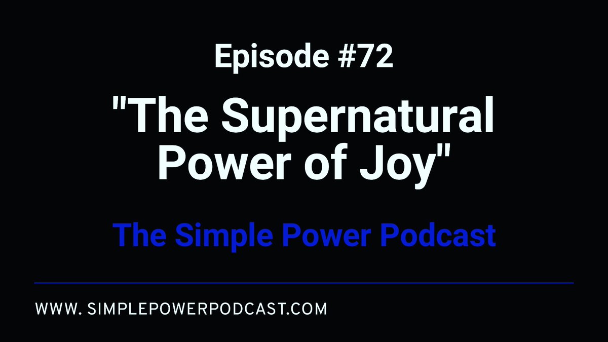 DukeLamastra's tweet photo. Guess what??? God actually wants you to be happy! This week, we're exploring the supernatural ability of JOY to help you discover and draw from the resources of the Kingdom of God. 

Check it out at https://t.co/5S2zLV4gTv OR wherever you consume your podcasts. https://t.co/fGoGU4RpU0