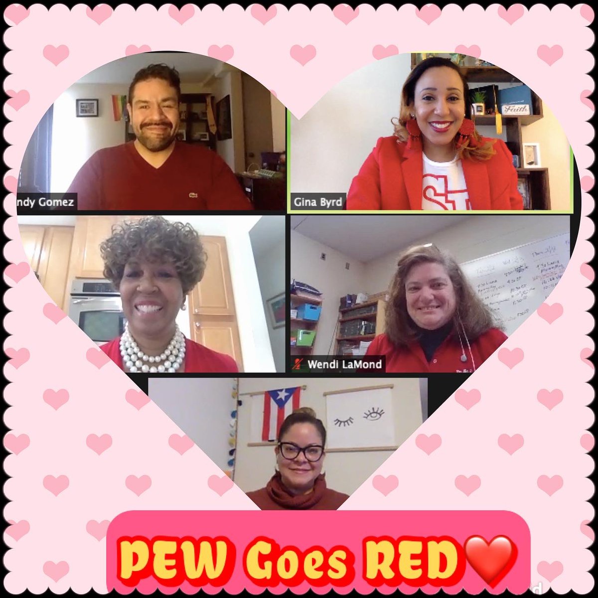 ❤️PEW Goes RED for #HeartMonth #hearthealthawareness @NIH @pgcps @PewWildcats @ndsalvadoreno03 @LamondWendi @PGCPSImmersion #PGCPSGOESRED❣️