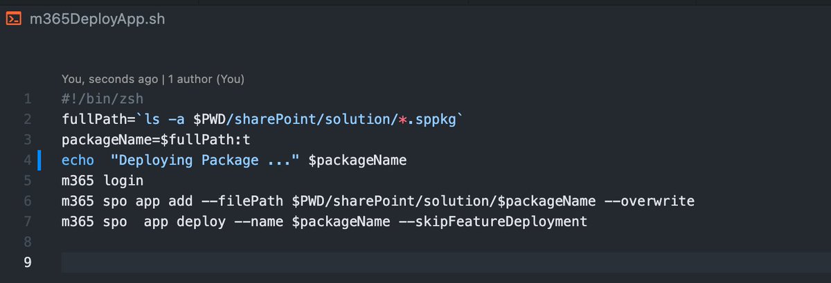 joaojmendes's tweet photo. Quick deploy your SPFx solution to tenant catalog ๐๐
#m365cli #SPFx #SharePoint #Azure https://t.co/F17AreWcuS