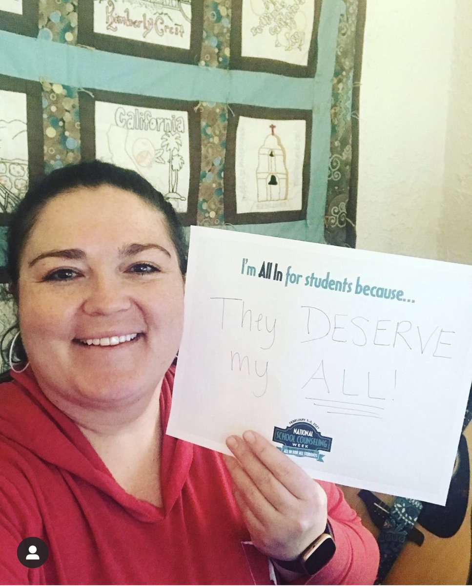 Thank you Hilary Craw for being a caring and compassionate mentor to the students at Redlands Independent Study Education. You are a true Rock Star!! #nationalcounselingweek #schoolcounselorsmakeadifferance 
<a href="/RUSDeducation/">RUSD Educational Services</a>
