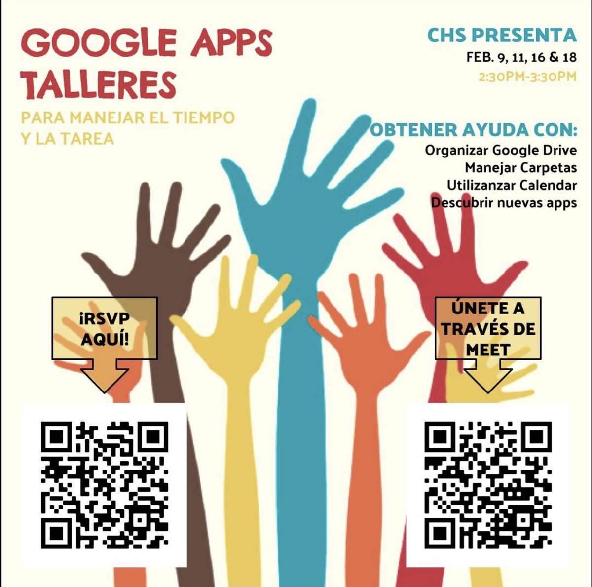 CHSJackets_'s tweet photo. Scan the QR code to register for the workshop! https://t.co/Y966zNaYjt