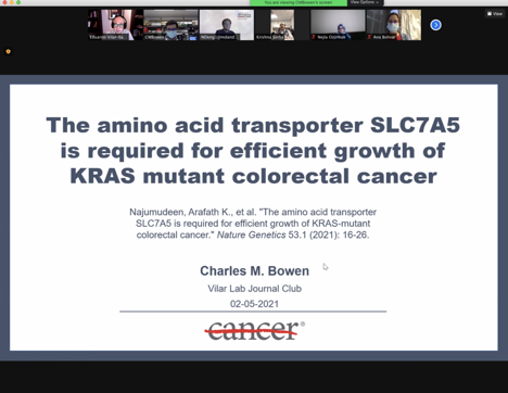 evilarsan's tweet image. 📖#VilarLab #JournalClub Amazing work by @owen_sansom lab - SLC7A5 as an essential component in KRAS-driven carcinogenesis #CRC New potential avenue for treatment of #CMS3 subtypes Great and didactic presentation by @Charles_M_Bowen