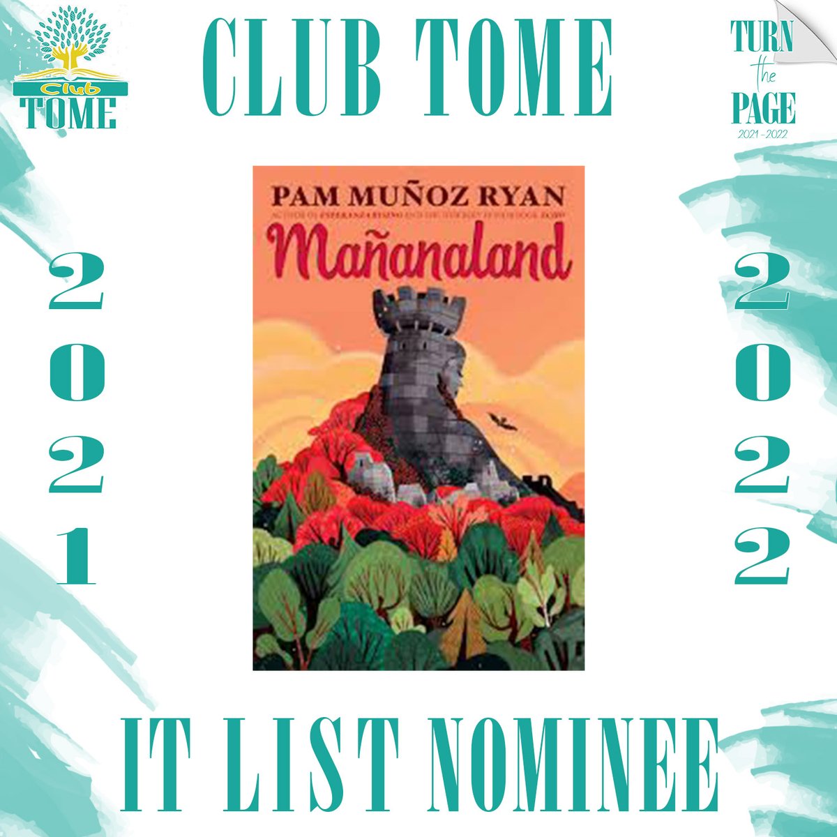 TomeSociety's tweet photo. Congratulations to @PamMunozRyan! #Mañanaland is a #ClubTomeSociety #ItList pick for 2021-2022! See the full list at https://t.co/BwGQfrZi8T
@Scholastic #elementarybooks #elementaryreads https://t.co/x3C5fySNhN