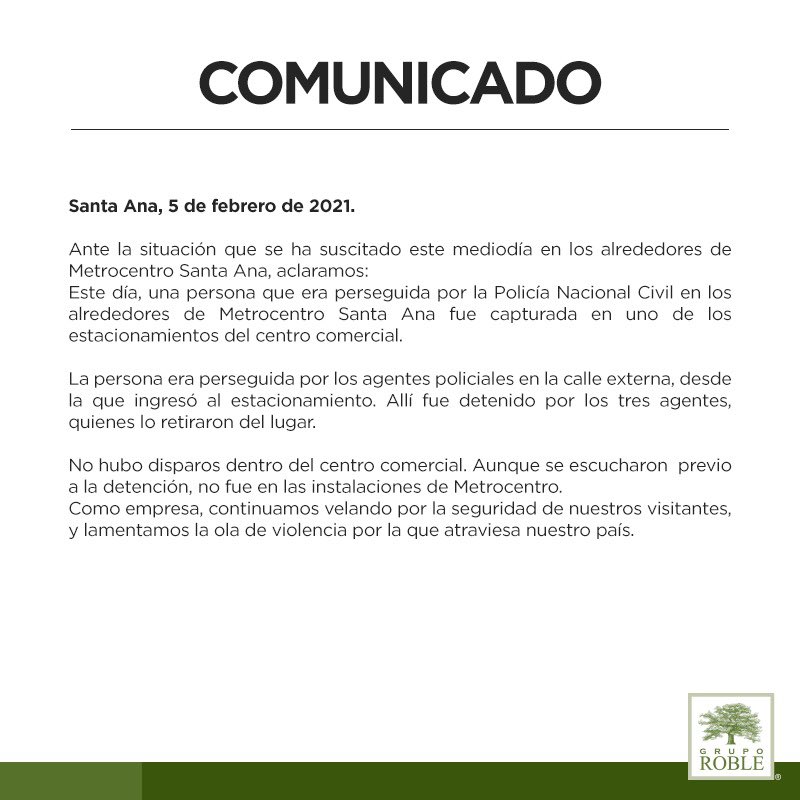 Metrocentro tweet media