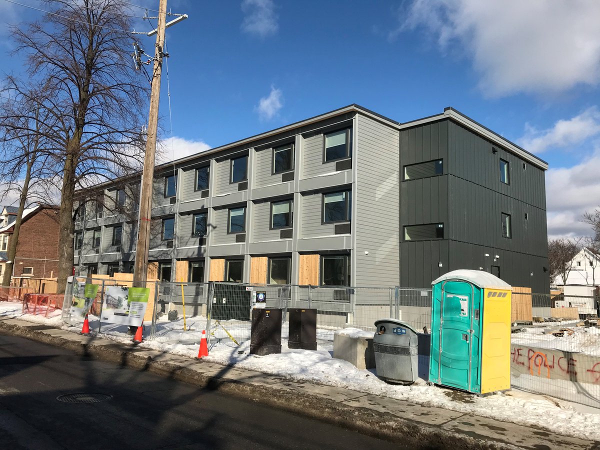 BillTNGCS's tweet photo. Welcome home!  Some pictures of newest @NeighbourhdGrp housing with our @CotaInspires partner in downtown Toronto.  #affordablehousing  14 tenants have moved in the first five days!  Amazing!  We have solutions with @TORHousing https://t.co/cGVSwUlXyp