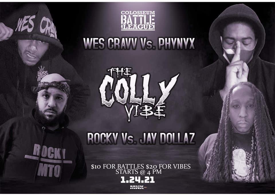 ColosseumBattle's tweet photo. 2.7.21 The Colly Vibez Super Bowl Edition next up #CollyVibe https://t.co/ZaM4fwtQhM