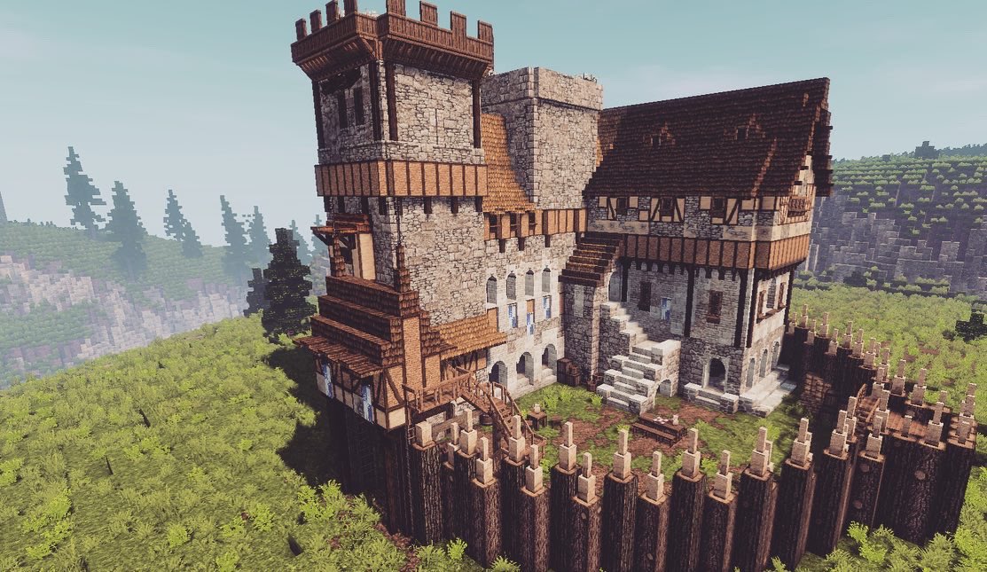 A Medieval Manor para Minecraft