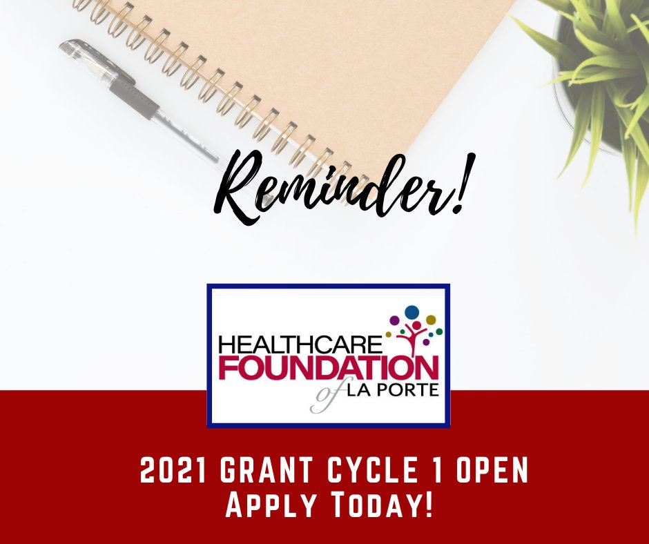 Don't forget! Our grant cycle is still open for grants under $25,000.