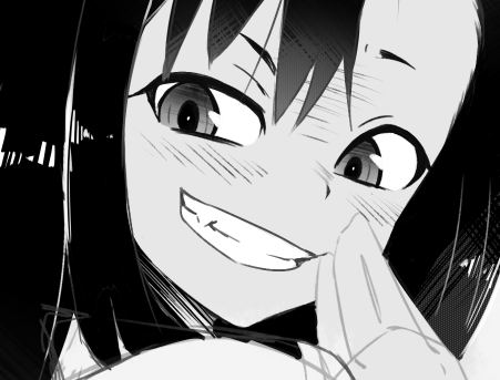 don't squish and suffocate me with your gigantic ass, nagatoro 