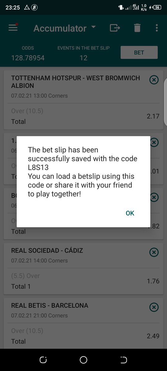 BETGREENZONE's tweet photo. Fav CORNER MARKET Folds on @22bet_official 

@BETGREENZONE

📌 128.34 Odds ➡️L8S13 💥

Mafo ! 💥

Still not on 22BET? 

Join The Bookie Of Champions! 

Register and Play👉 
https://t.co/mkYZWhQlhm https://t.co/4zNtY4vHME https://t.co/KToy1sGbuo