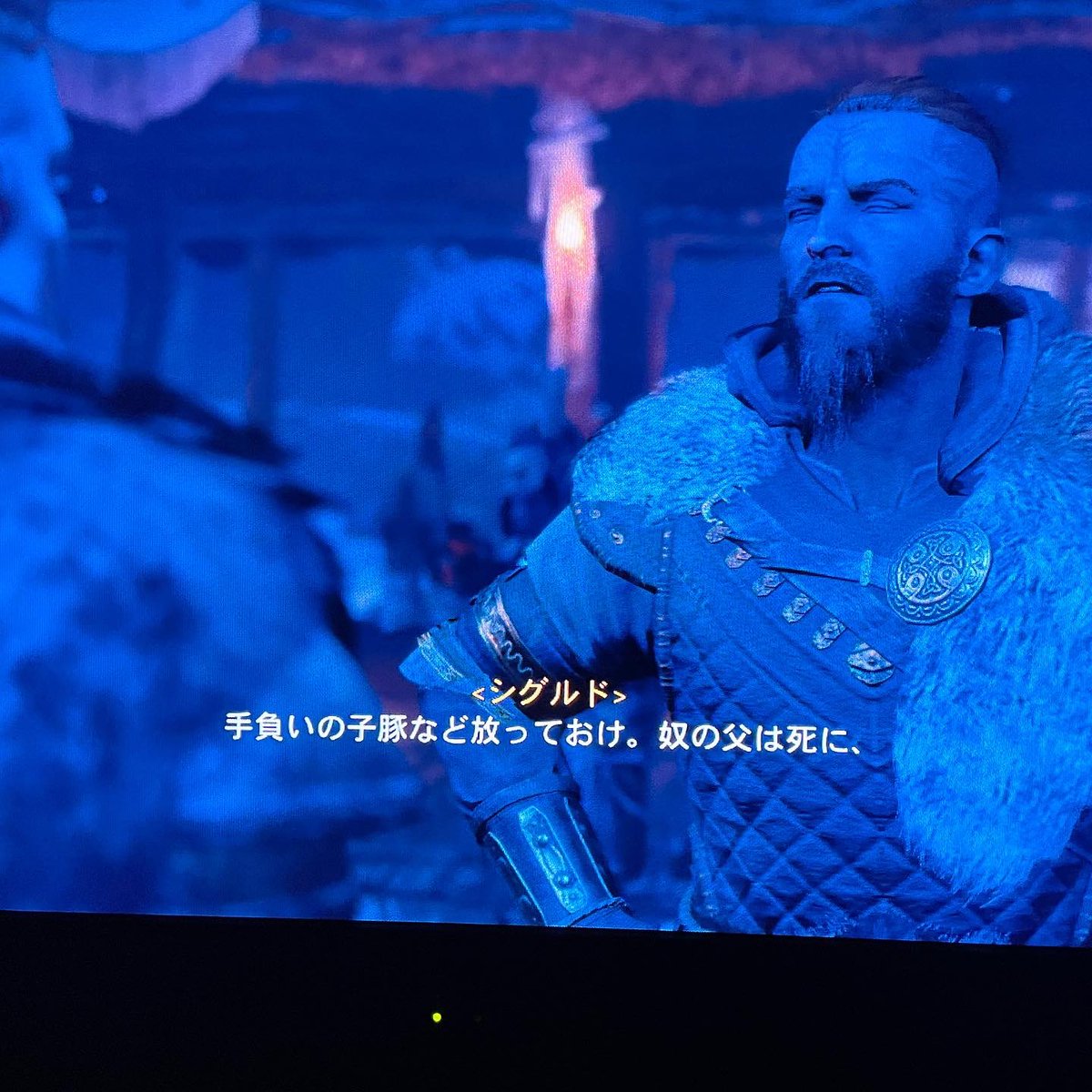 GON88072061's tweet photo. 世界観に浸るぅぅぅ🎮　#ps4 #アサシンクリードヴァルハラ　#世界観　#多少のバグあり https://t.co/wBsE4rTalM