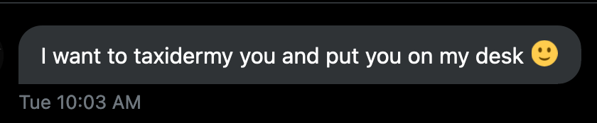 EmilyKager's tweet image. Just a normal thing to DM a stranger!!!!