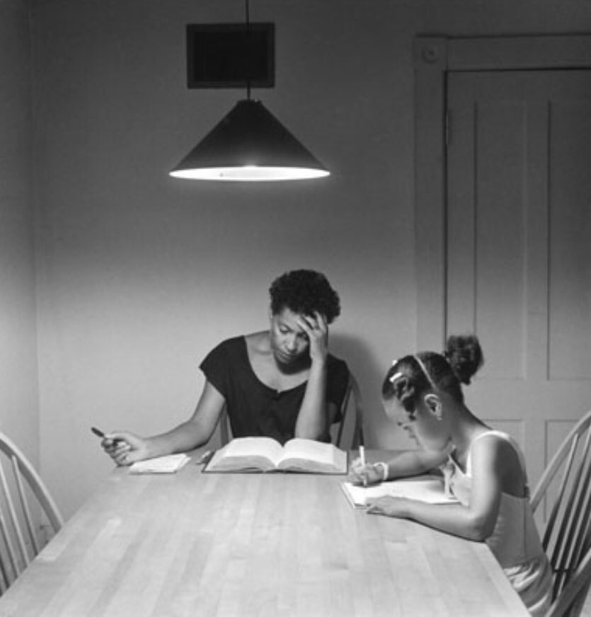 DMGProjectsLtd's tweet photo. Carrie Mae Weems, from “Kitchen Table Series” #carriemaeweems #blackandwhitephotography #selfportraitphotography #contemporaryart #kitchentableseries #macarthurgeniusgrant #medalofarts #blackartist #americanartist #blackhistorymonth https://t.co/Vu0FNCXuOt