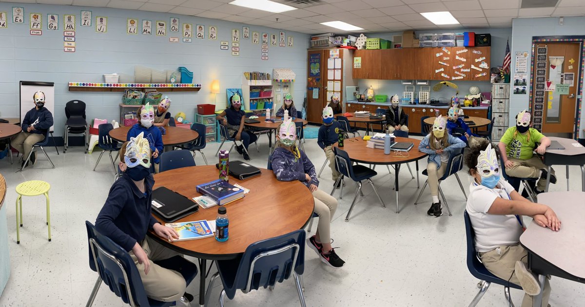 CartersBees's tweet photo. Today we enjoyed wearing a different type of mask! The parades may not be rolling this year, but we can still celebrate ##MardiGras2021. We do live where it all began after all! https://t.co/A54zccRe2X