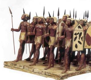Operating as hired Soldiers, the Medjay helped the Thebans of southern Kemet in the war that defeated the foreign Hyksos invaders. However it was also the Medjay who enlisted in the Kushite kingdom's army, raiding and temporary conquering southern Kemet.  https://twitter.com/AAMAfrica/status/1275538732171628545?s=19