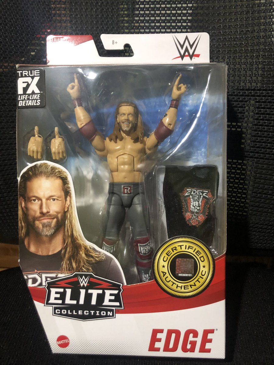 The @MajorWFPod is rubbing off on my hardcore. I was feeling the itch, and  for the first time went out and gave into it. And in that time, my man @EdgeRatedR won the Royal rumble! Talk about #FigureFate  😊
Congrats brother. Thanks for motivation!