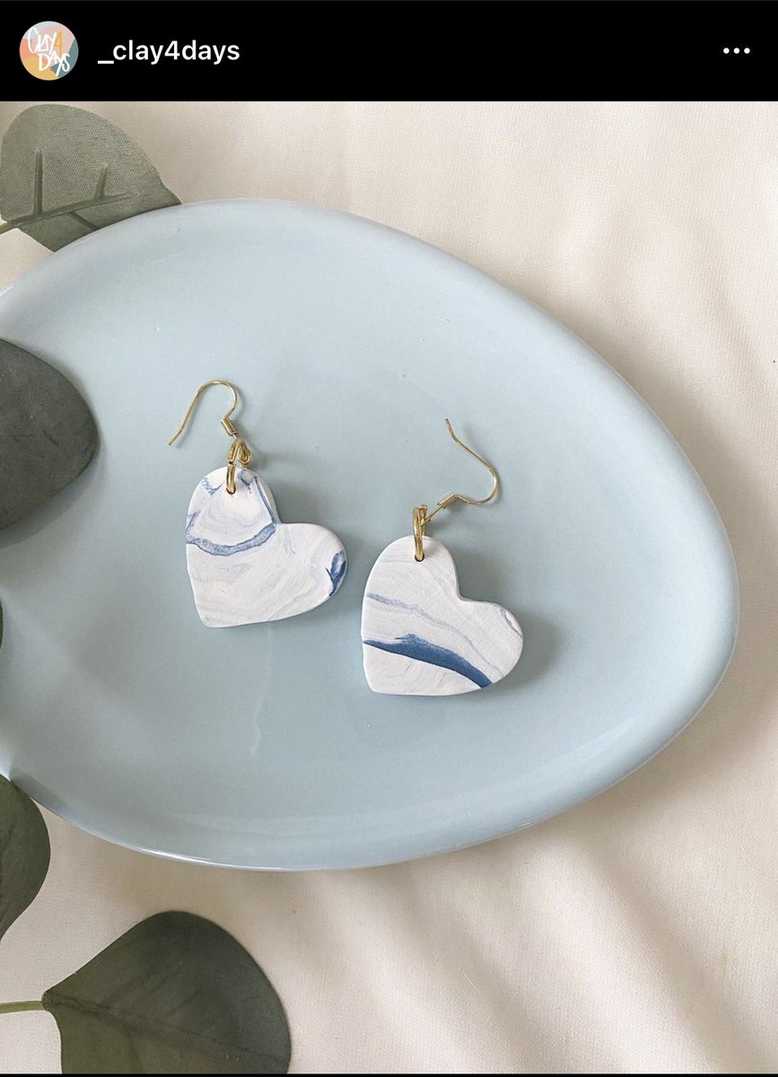 KpopBlueBerry's tweet photo. My sister is making and selling handmade clay earrings and accessories~ Look how cute they are🥰 

Check out her business on Instagram: @_clay4days 💜 https://t.co/U03Iuxf6P6