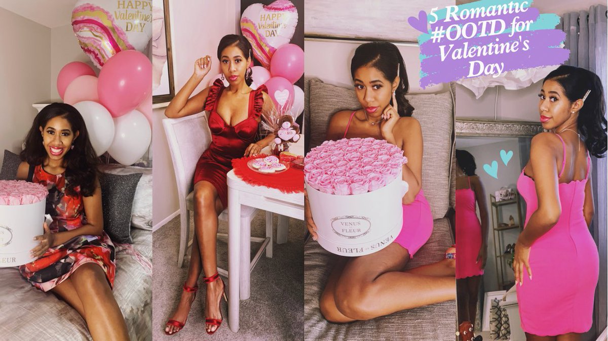 LiaJamerson's tweet photo. Happy Fashion Friday lovely people! Check out Eclectic Chic’s YouTube feature: Top 5 Romantic #OOTD for Valentine’s Day! Enjoy! https://t.co/bboMy54Nd6 https://t.co/ZQTsGaPnUs