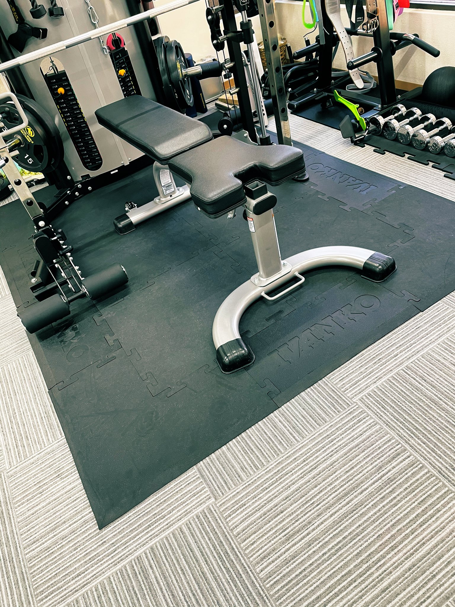 イヴァンコ フロアマット 床材 パワーラック ラバーマット タフスタッフ