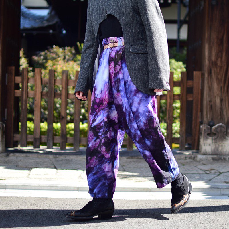 【tightbooth】 COLOR WAVE BAGGY SLACKS