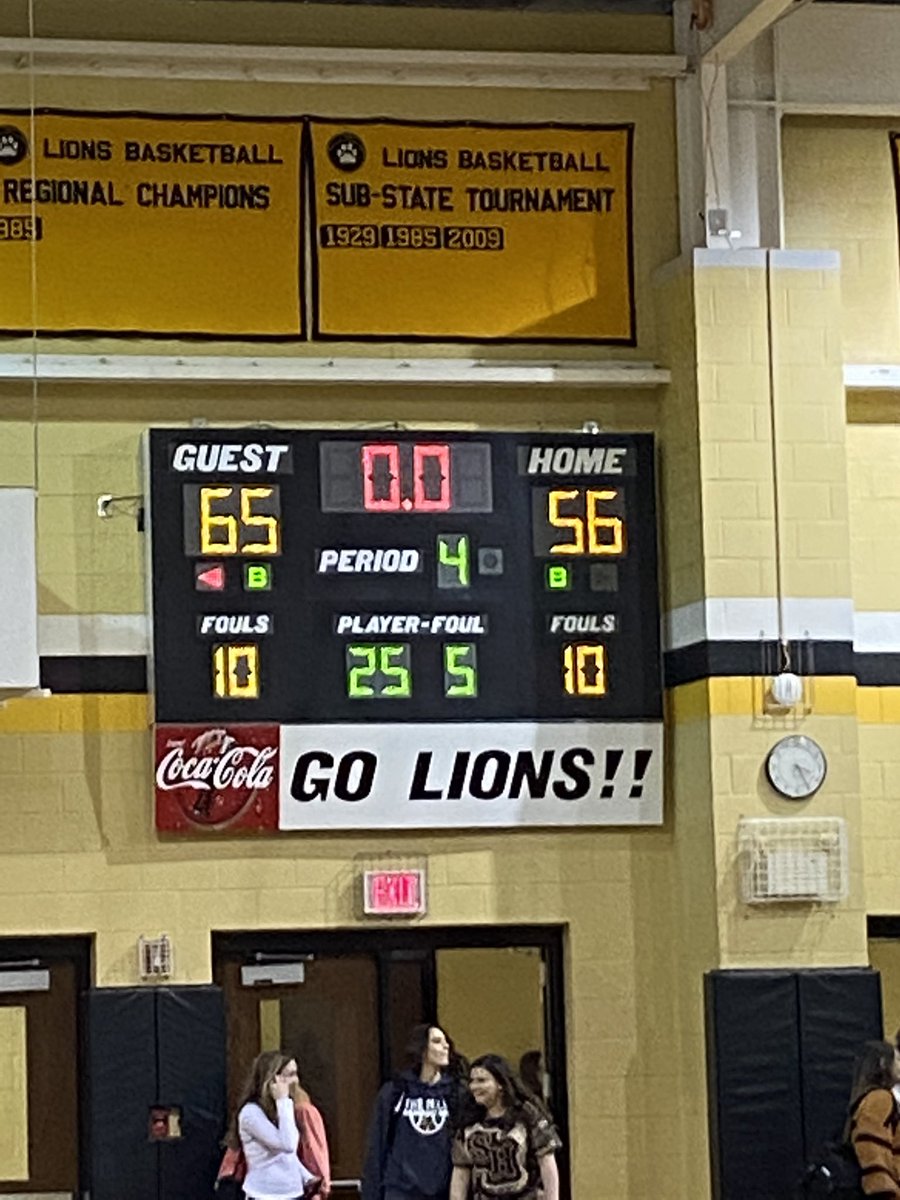 The Indians were in competition tonight against a very well coached Scotts Hill team on the road. The Indians were victorious over the Lions by the score of 65-56. @PrincipalBridge