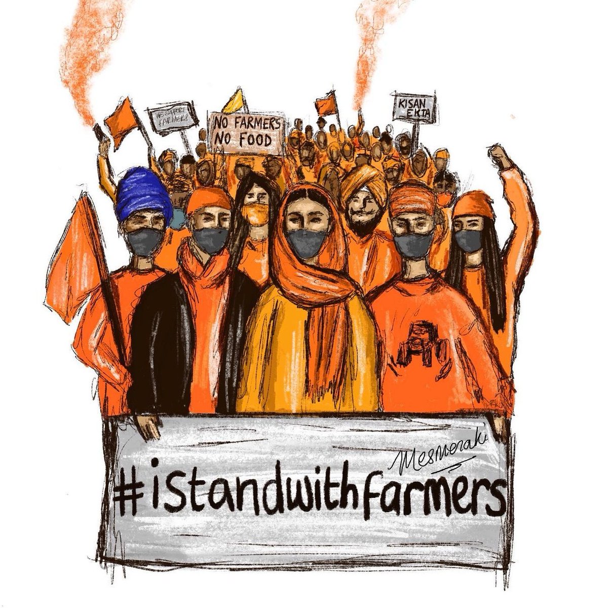iSatnamSohal's tweet photo. Let's take out today's 3 hours for the farmers' agitation and make the call of Chakka Jam given by the farmers a success.
#IndiaSupportsChakkaJaam https://t.co/x9WoIj5qE7