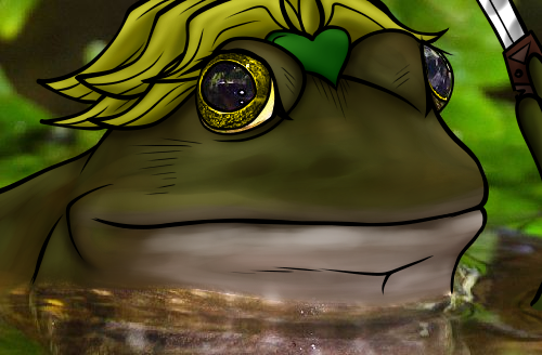 BattaliaSCP's tweet photo. The Frog Cult required a Dio Frog so I delivered https://t.co/rak52u5FHP