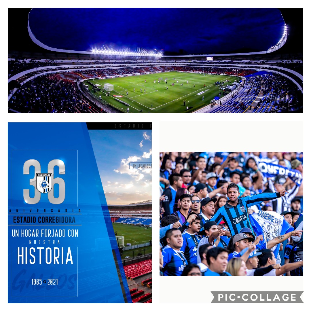 Tantos momentos que pasamos juntos, feliz 36 aniversario estadio Corregidora.
